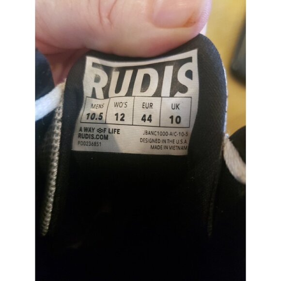 Rudis Jordan Burroughs Wrestling Shoes Mens Size 10.5 Black White - Picture 13 of 13